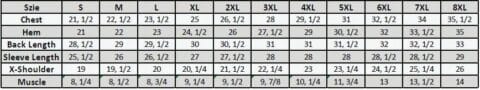 Mesh Rockndat Protective Size Chart