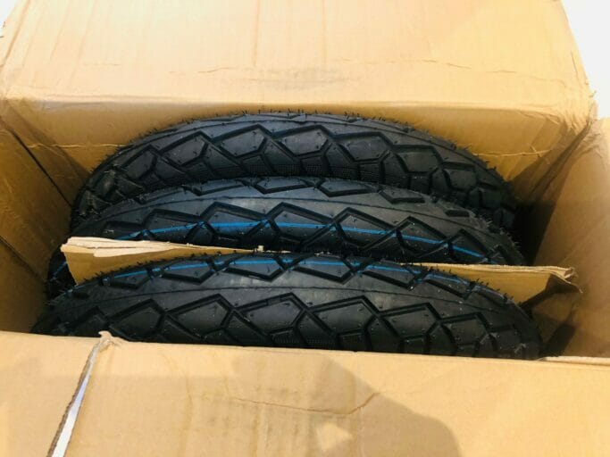 Veteran Sherman Electric unicycle side street tire