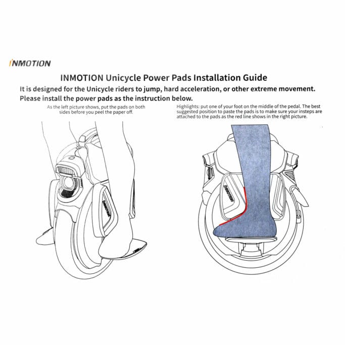 Inmotion Lean Pads V11 V12 Side View How To