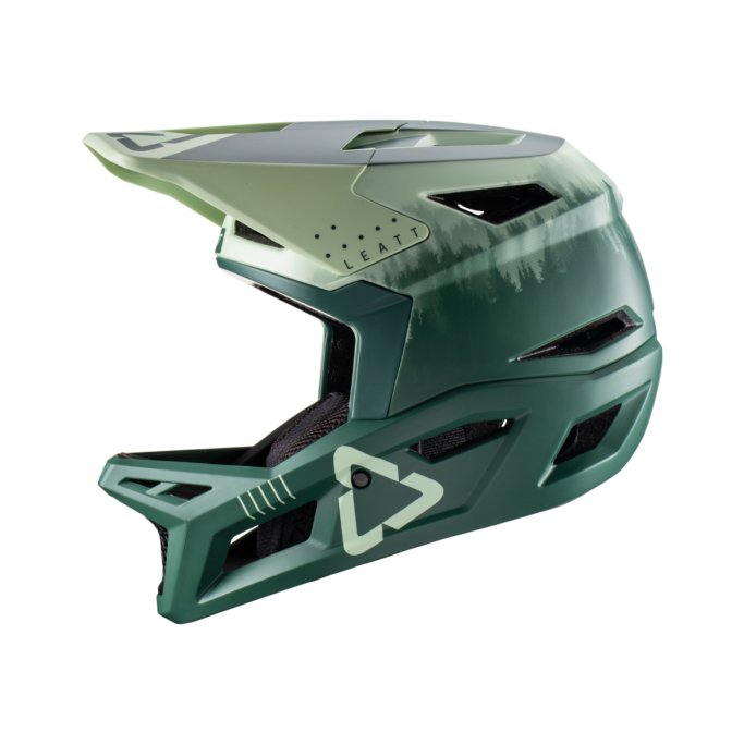 Leatt MTB helmet gravity ivy left