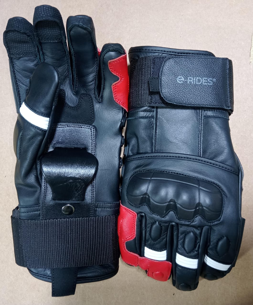 Max P1 gloves with Wrist Protector - Full Leather - IronFist