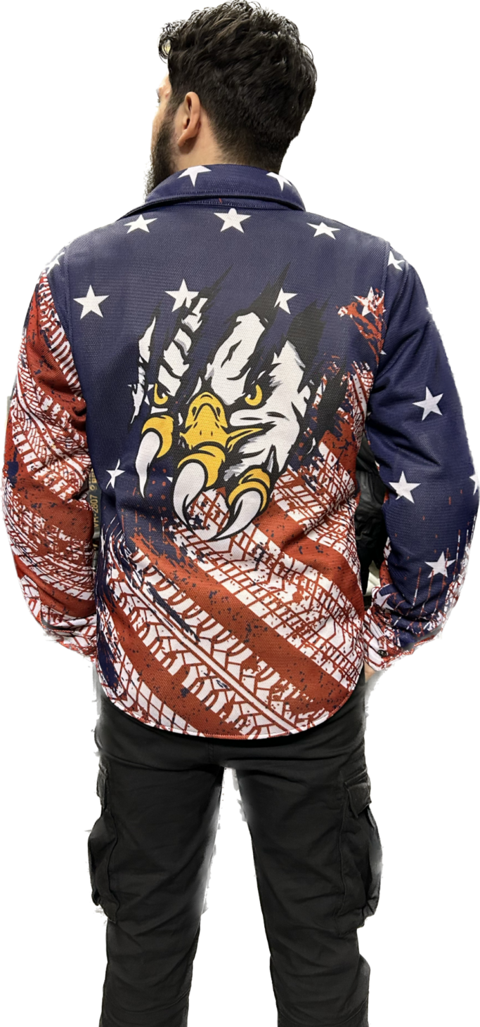 Patriots Rockndat Jacket Back